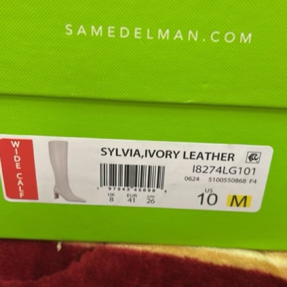 Sam Edelman Sylvia Ivory Leather Footwear